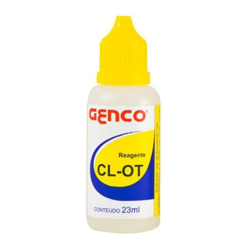 Kit 2x Solução Reagente Genco Cloro Cl 23ml Reposição Refil