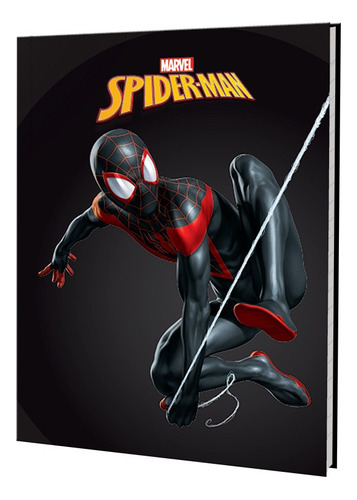 Cuaderno Tapa Dura 16 X 21 Cm 48 Hojas Spiderman Mooving Color modelo 3