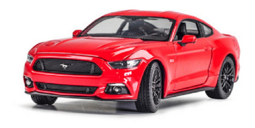 Welly 2015 Ford Mustang Gt Rojo 1/24 Modelo De Coche Fundido