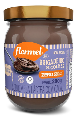 Brigadeiro De Colher Zero Açúcar Pote 200g - Flormel