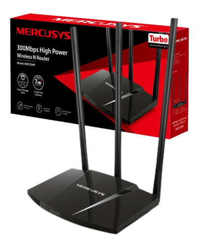 Router Mercusys Rompe Muros Mw330hp 3 Antenas By Tp-link