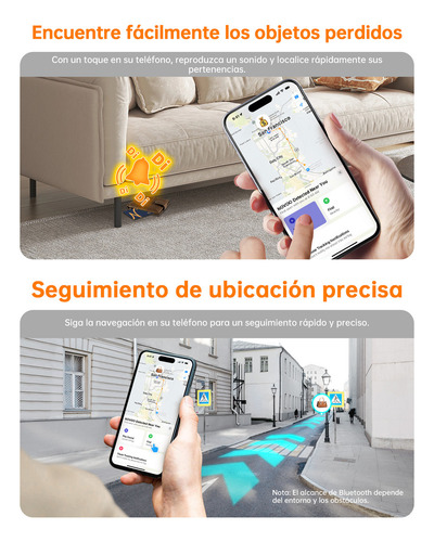 Novoo Tarjeta Rastreador Cartera 6 Años Airtag Localizador Bluetooth Gps Smart Tag Rastreador Para Apple Color Azul