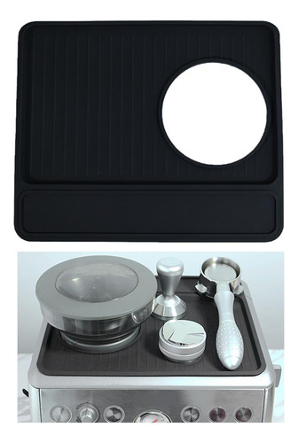 Coffee Tamper Mat Accesorios De Café Para 870 880 Negro