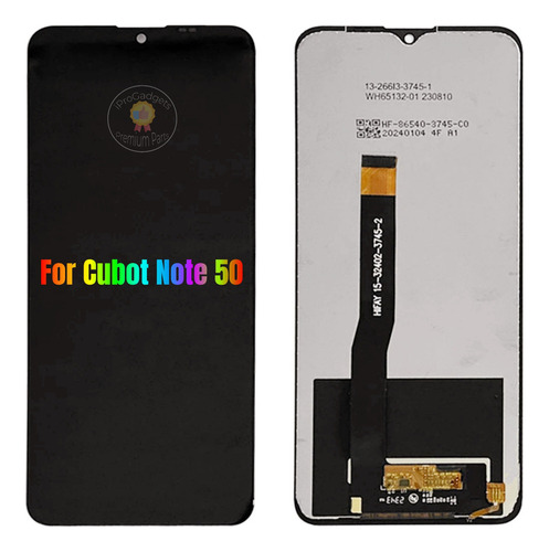 Zc Pantalla Táctil Lcd Display Para Cubot Note 50 Negra