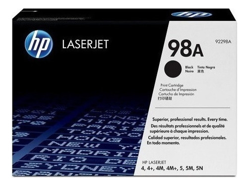 Oferta Recarga Toner Hp 98a 92298a Ex 98 4 4+  4m+ 5