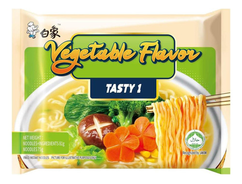 Fideos Ramen Sabor Vegetales 81 Grs - Origen Oriental.