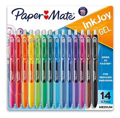 Bolígrafos De Gel Paper Mate® | Bolígrafos Inkjoy®, Punta Me