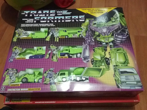 Transformers G1 Devastator Reedicion 6 Constructicon