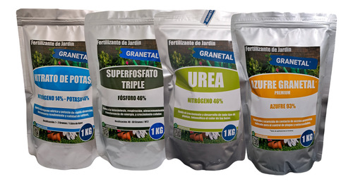 Promo Fertilizantes Npk Premium + Azufre Granetal Premium