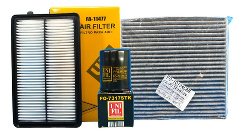 Kit Filtros Honda Accord 3.5 2013-2017 Air Aceite Sintético