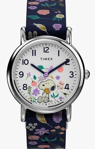 Timex Reloj Snoopy Y Woodstock 31 Mm Snoopy Floral