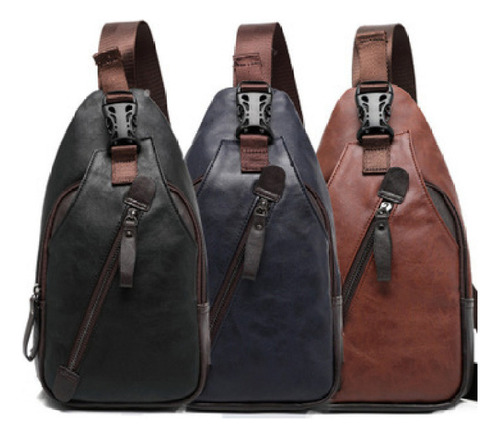 Bolso De Pecho Para Hombre, Versión Coreana De La Moda De Cu