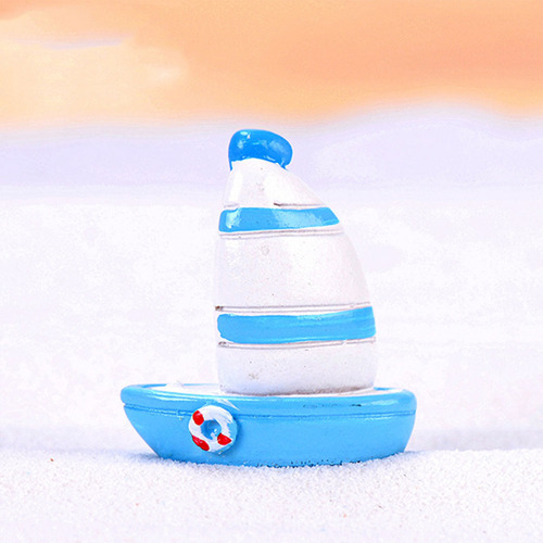 Adornos En Miniatura De La Serie Beach Series, Estilo Medite