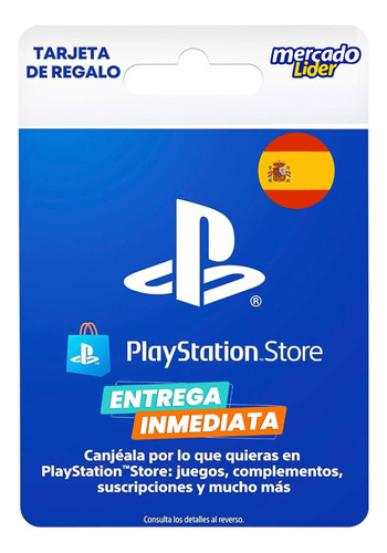 Tarjeta Playstation Store Gift Card Psn España Promoción 