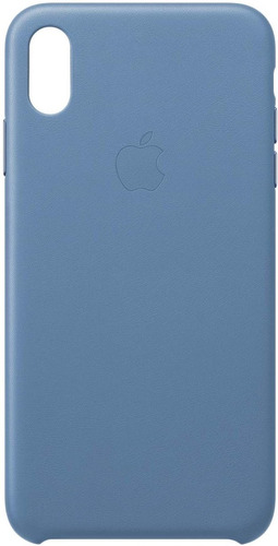 Protector Original Apple Leather Case iPhone XS Max Cornflow
