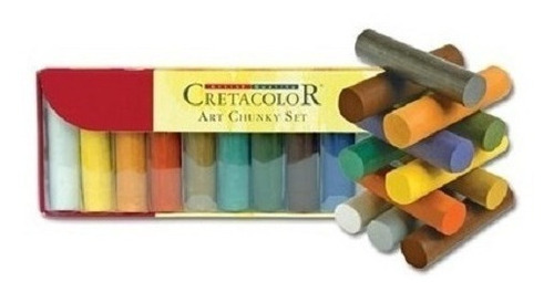 Imagen 1 de 3 de Carbonillas Prensada De Colores Cretacolor *12
