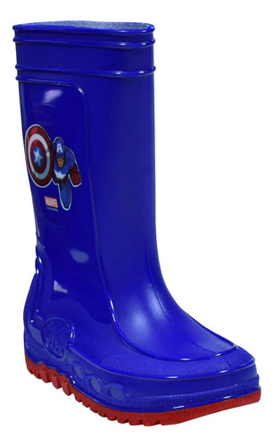 Botas De Lluvia Marvel Niños Capitán America Rc Deportes