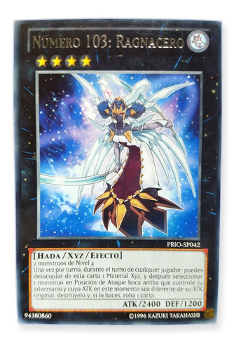 Yugi-oh! Number 103 Ragnazero Prio-en042 Rare