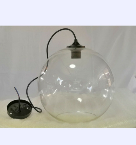 Imagen 2 de 5 de Paquete De Lámpara Colgante De Cristal Esférica Jarrón 20cm