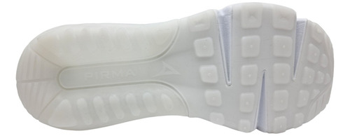 Tenis Caballero Pirma Running 5059 Textil Blanco