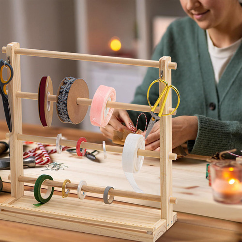 Organizador De Listones De Madera De 4 Niveles