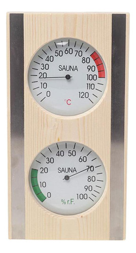 Sauna De Grano De Madera Termómetro Higrómetro