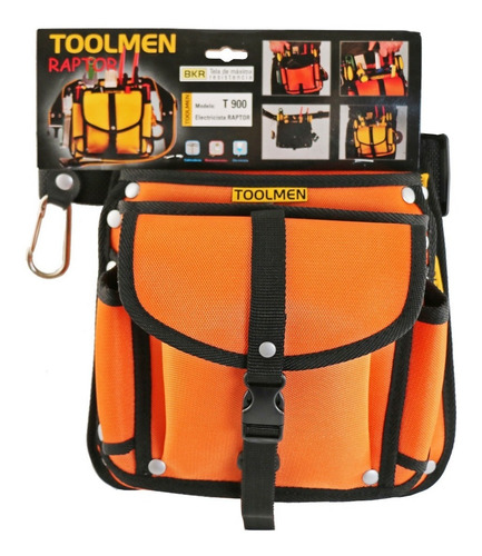 Imagen 5 de 8 de Cinturón Porta Herramientas Toolmen T900 Raptor+cinto 140 Cm
