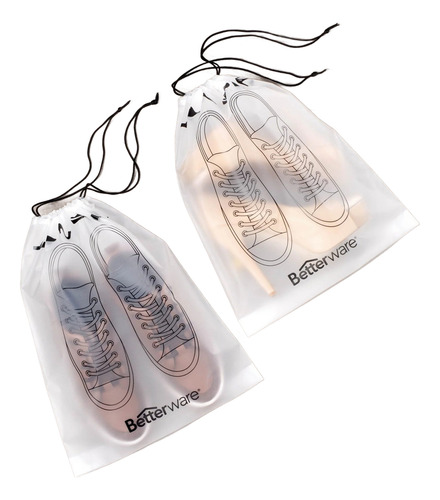 Set Bolsas De Viaje Zapatos Conmigo (2 Pzas) Betterware