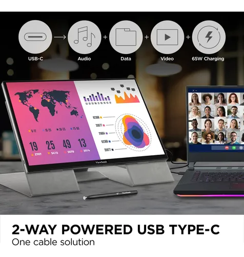 Viewsonic Tdk De 16 Pulgadas Wqxga 1600p Ips Touchscreen Mon