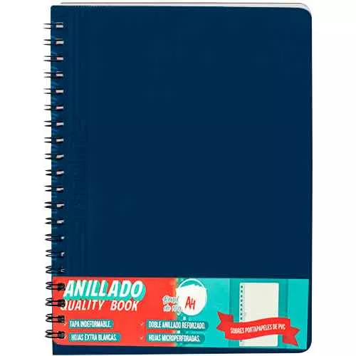 Cuaderno Cuadriculado Deluxe Loro A4 70G Blanco 80 Hojas
