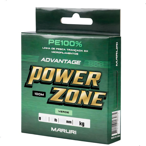Linha De Pesca Power Zone 8x 0.40mm 100m Maruri