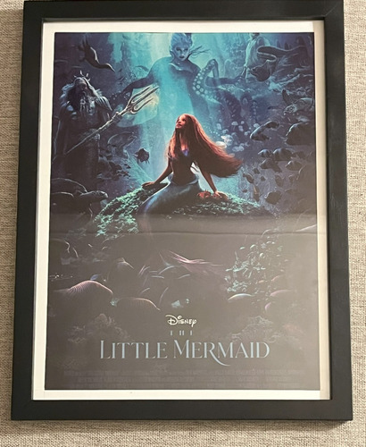 Póster De Película La Sirenita 2023: Afiche Little Mermaid 2