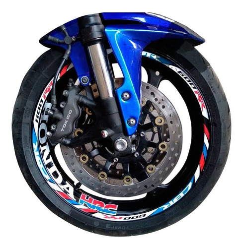 Calcomanias Stickers Para Rines Honda Cbr Hrc