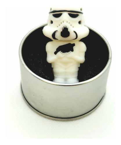 Memoria Usb 64 Gb Storm Trooper Star Wars 3d Con Estuche