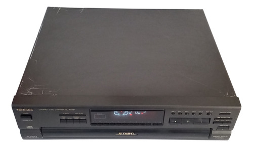 Compactera Technics Sl-pd887 A 220v Funcionando 5 Discos Zwt Negro (Usado)