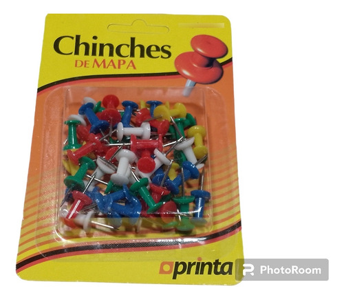 Printa Chinches Mapa Colores ( 2 Blister )