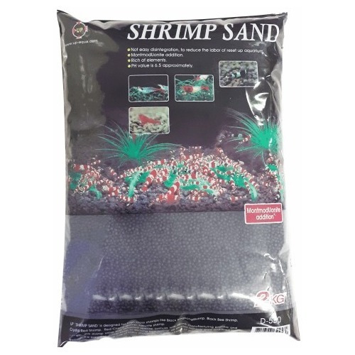 Up Substrato Shrimp Sand Ph 6,5 D-550 2kl Aquário E Tanques 