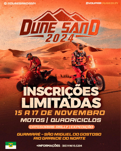 Inscrição Dune Sand 2024