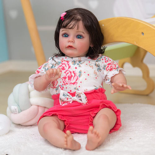 Boneca Já Pintada De 24 Polegadas Reborn Toddler Girl Sue-su