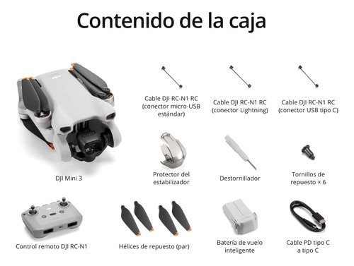 Dji Mini 3 + Dji Rcn1 (mando Sin Pantalla)