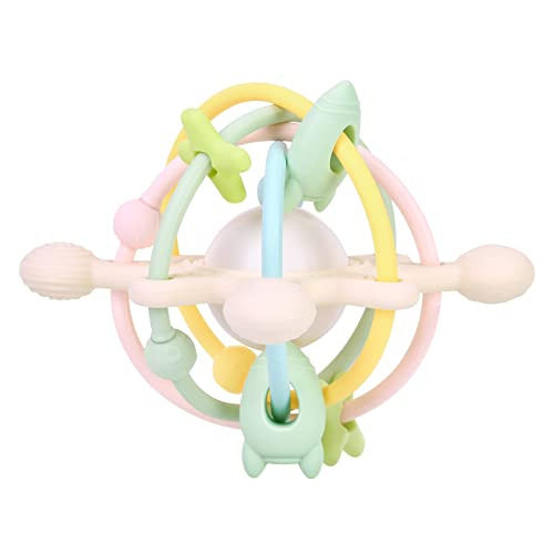 Baby Teething Toy For Babies 3-12 Months, Silicone Baby...