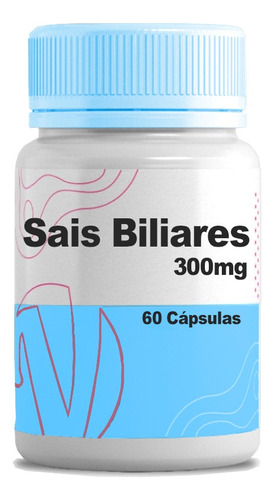 Sais Biliares 300mg C/60 Sabor Sem Sabor