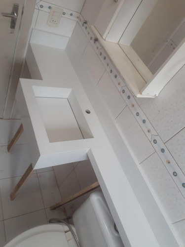 Bancada Em Porcelanato Branco 60x40 Pergunte Antes