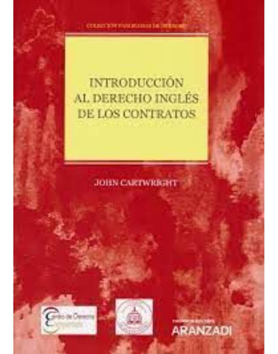 Libro.- Introducción Al Derecho Inglés De Los Contratos (pap