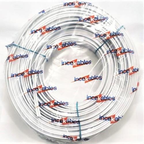 Cable Dúplex Blanco 2 X 14 Rollo 100 Metros