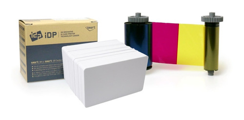 Kit Ribbon + Pack 100 Tarjetas Blancas Idshop S21
