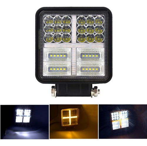 Focos Led Neblineros 4x4 Bicolor Vehículos 114w