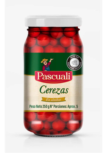 Cereza Frasco 250g Pascuali - g a $48