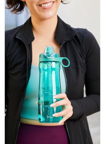 Botella De Agua 1182 Ml Tapa Deslizable Plástico Sin Bpa
