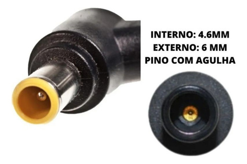 Monitor Tv 19v 1.6a Conector Com Pino Central